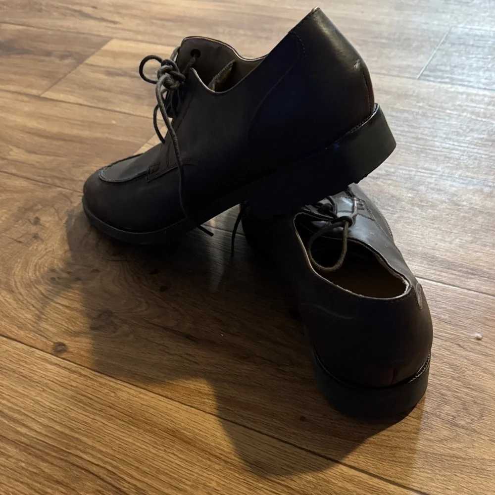 Cole Haan Dark Brown Leather Oxfords